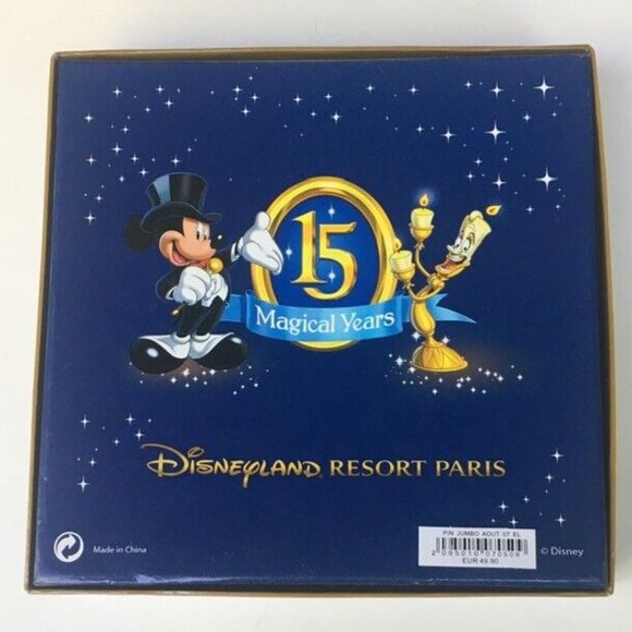 Disney Jumbo Pin 56614 ~ DLRP ~ Pin Trading Day 15 years Fab 5 Tinker Castle - Picture 4 of 4